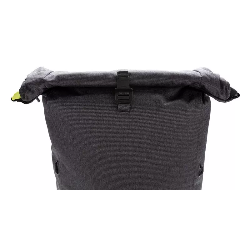 Plecak XDDESIGN Urban Lite Czarny — 21 l (z możliwością rozszerzenia do 27 l), przegroda na laptopa 15,6 cala, hydrofobowy, pasek do wózka