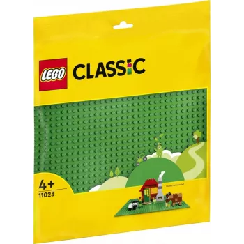LEGO 11023 Classic Zielona Podstawa Kwadrat 32x32 Kołki Budowlana Trawiasta Podstawa do Budowania i Eksponowania Zestaw Pojedynczy