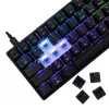 Klawiatura mechaniczna White Shark Shinobi-2 niebieski Switch Czarna układ US