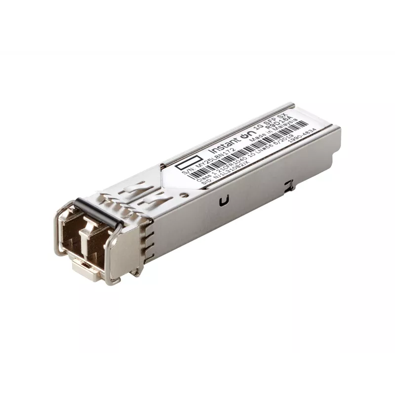 HPE Networking Instant on 1G SFP LC SX Transceiver do połączeń na odległość do 500 metrów (R9D16A)