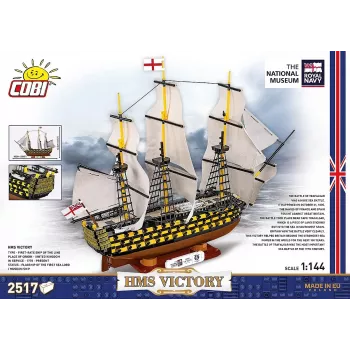 Zestaw konstrukcyjny Cobi HMS Victory — 2517 elementów, szczegółowy model historycznego żaglowca