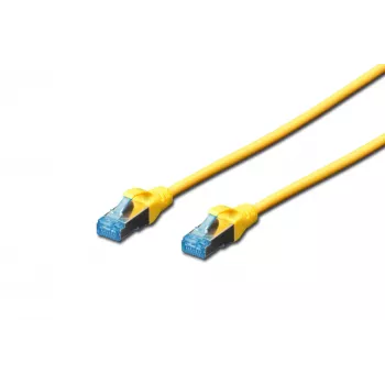 Kabel sieciowy Digitus CAT 5e SF/UTP Patch Cord RJ45 5m Żółty