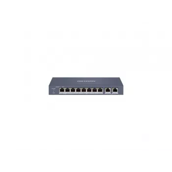 Hikvision DS-3E1310HP-EI 8-portowy inteligentny przełącznik Fast Ethernet PoE