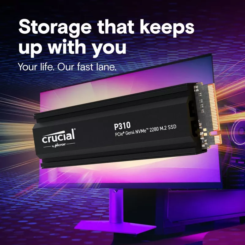 Dysk SSD Crucial 1 TB M.2 PCI Express 4.0 NVMe P310