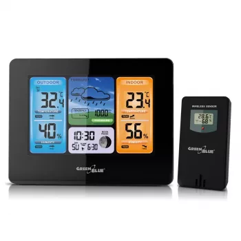Greenblue 46003 Czarny LCD Bateria Wi-Fi