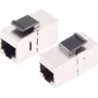 Keystone Module ShiverPeaks S/CONN 08-10010 płaski srebrny RJ-45 24 pcs
