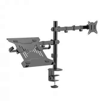 Uchwyt ścienny do monitora SBOX LCD-LM01-2 do ekranów 13–27 cali, maks. obciążenie 12 kg, VESA 100x100