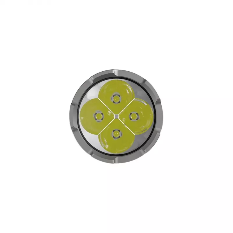Latarka ręczna Nitecore CI7 — 4 diody LED, 2500 lumenów, 130 h czasu pracy, 148,2 mm, 158 g, czarna