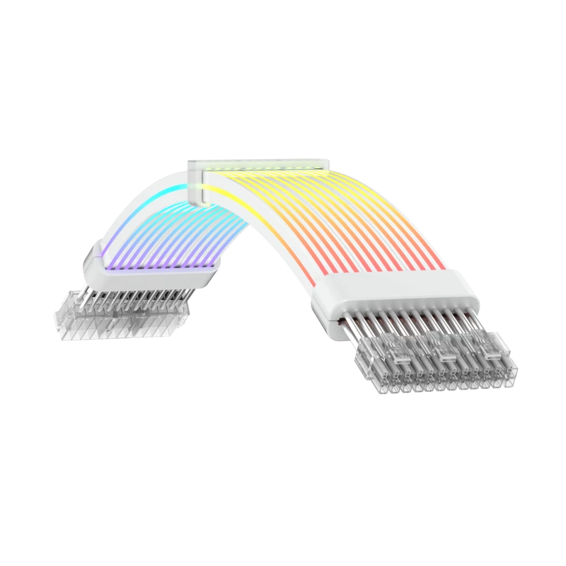 Gamemax | Przedłużacz zasilacza | VGA 3x8PIN-B | Biały