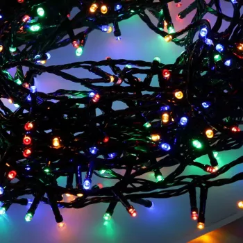 Łańcuchy świetlne LED Extralink 500 diod wielokolorowe, 25 m, wewnętrzne/zewnętrzne, model EX.73318