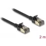Kabel sieciowy DeLOCK RJ45 Kat.8.1 2m Czarny