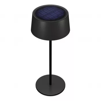 Lampa stołowa LED RealPower TableLight 300 4W czarna solarna