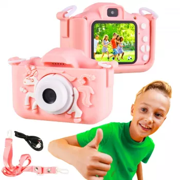 Aparat dziecięcy Extralink KIDS CAMERA H29 Single, różowy