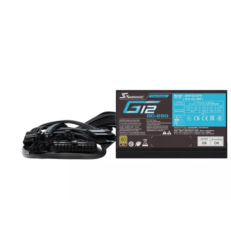 Zasilacz Seasonic G12 GC-650 650W