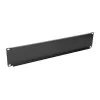 Panel maskujący do szafy rack Extralink Front Blank Panel 2U 19 cali Czarny, obudowa stalowa