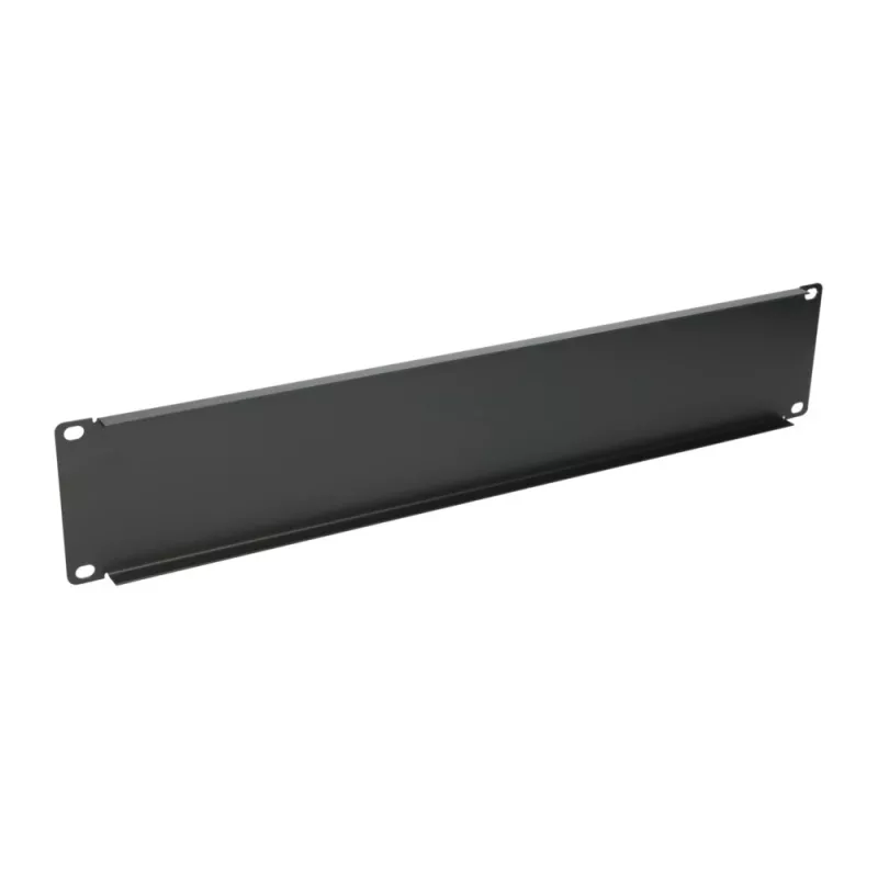 Panel maskujący do szafy rack Extralink Front Blank Panel 2U 19 cali Czarny, obudowa stalowa