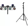 Zestaw lasera LED EUROLITE KLS Next ze stalowym statywem STV-60-WOT, czarny