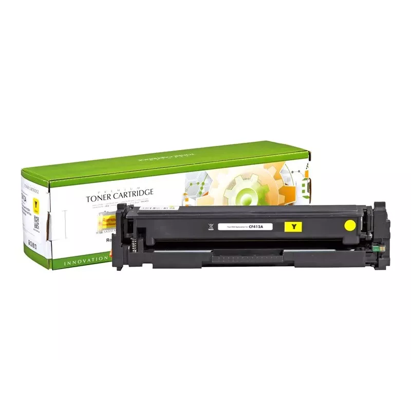 Kompatybilny wkład tonera STATIC do HP CF412A żółty kompatybilny 2300 stron
