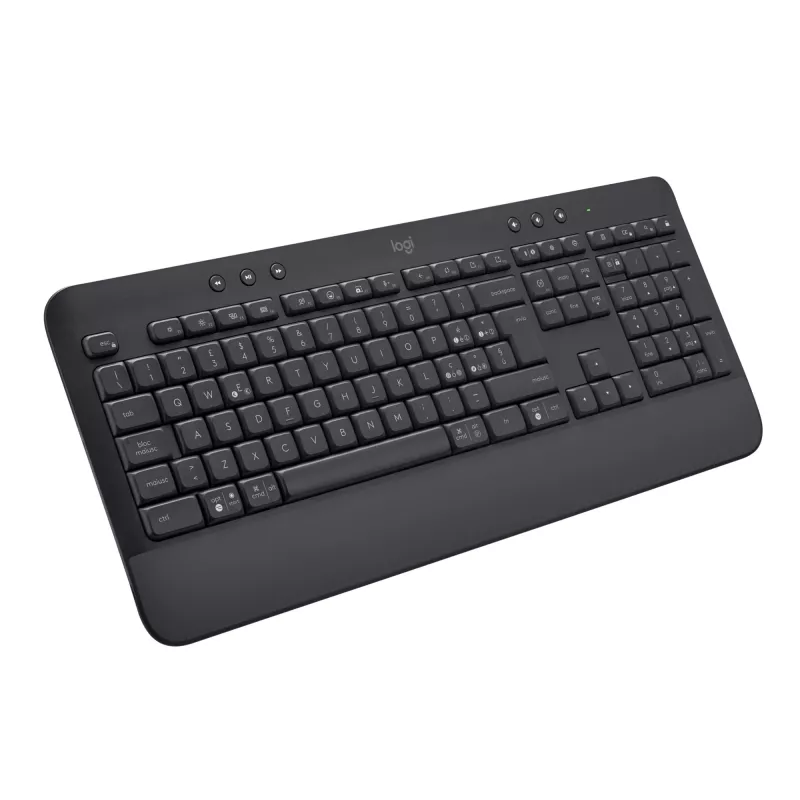 Logitech Signature - Klawiatura - Bezprzewodowa - Bluetooth 5.1 - QWERTY - Włoska - Grafit (920-010915)