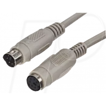 S/CONN 78106-2 kabel PS/2 1,8 m 6-p Mini-DIN biały