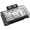 Blok wodny karty graficznej Alphacool RTX 5080 Phoenix Transparent srebrny z backplate