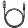 Kabel sieciowy Techly ICOC U3C-RJ45-010 Srebrny, Czarny 1 m Cat6 F/UTP (FTP)