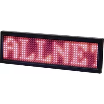 ALLNET Namensschild elektronisch programmable Serial - Kolor czerwony (ALLNTAGRv2)