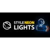 Dekoracyjne światło neonowe MANTA SNL90MT Style Neon Lights — motyw Astronauty na Rakiety