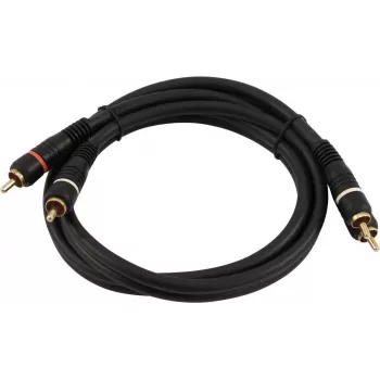 Kabel audio RCA (Cinch) Omnitronic 30209352 2x2 0,3 m