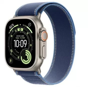 Smartwatch Apple Watch Ultra 3 GPS + Cellular 49mm Natural Titanium Case Blue/Bright Blue Trail Loop S/M