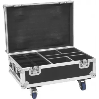 Flightcase Roadinger 31005163 na 4x AKKU IP UP-4 Plus HCL Spot WDMX z funkcją ładowania