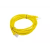 Kabel krosowy sieciowy LANBERG PCU5-20CC-0300-Y Cat5e U/UTP RJ-45 3 m Żółty