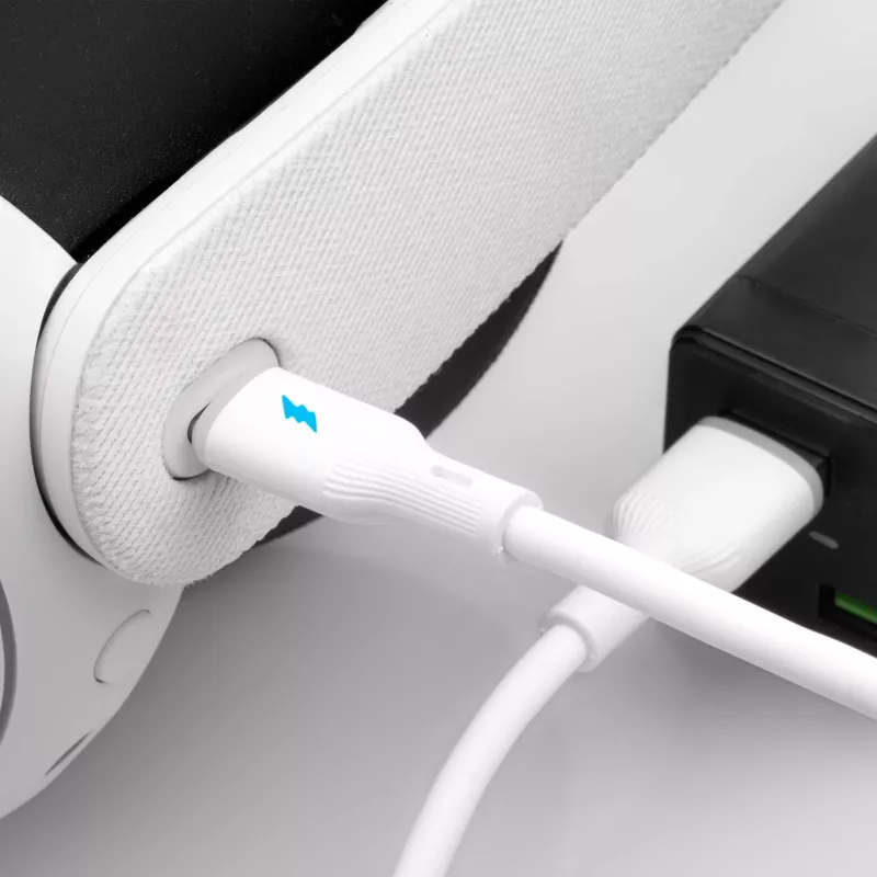 Akyga AK-USB-59 kabel USB-A (M) do USB-C (M), USB 2.0, 1 m, silikonowy