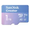 Karta pamięci SanDisk Creator MicroSD 1TB o wysokich prędkościach transferu do 190 MB/s