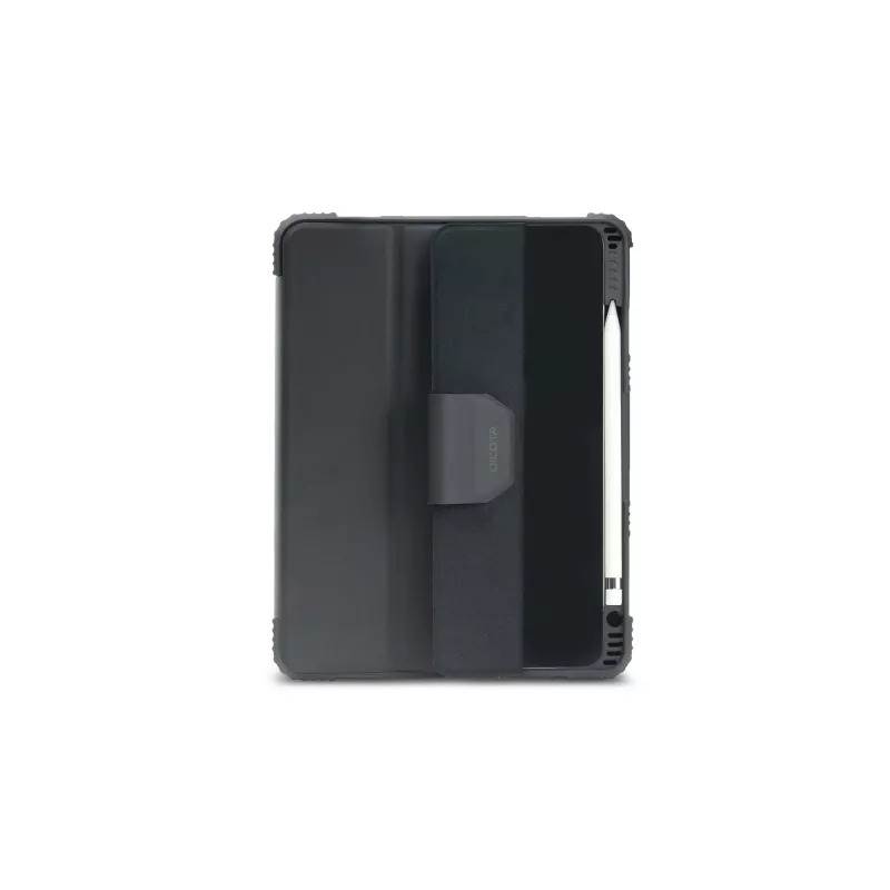 DICOTA Folio Case - Flip-Hülle für Tablet - Polycarbonat, Thermoplastisches Polyurethan (TPU), recyceltes Polyethylen - Schwarz - 10.9 - für Apple 10.