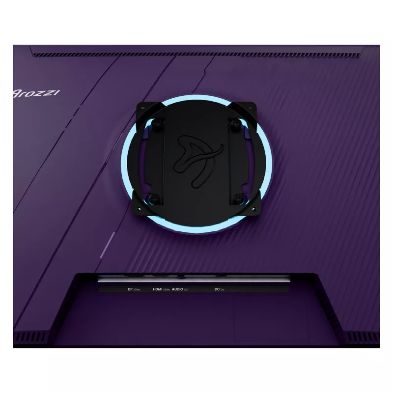 Monitor Arozzi Nova 24 cale (60,5 cm) Full HD 1920×1080 LED 1 ms 16:9 178° VESA Fioletowy z głośnikami