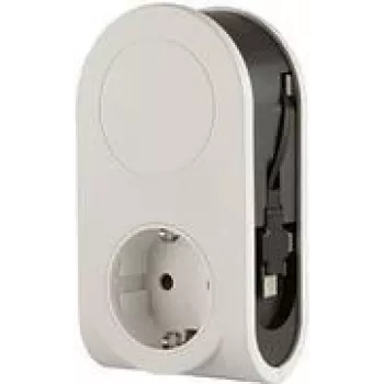 Adapter wtyczki zasilającej REV 0020840103 Czarno-biały