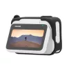 Etui ochronne Sunnylife do Insta360 GO 3 czarne z naklejkami — twarde etui podróżne na kamerę akcji i akcesoria