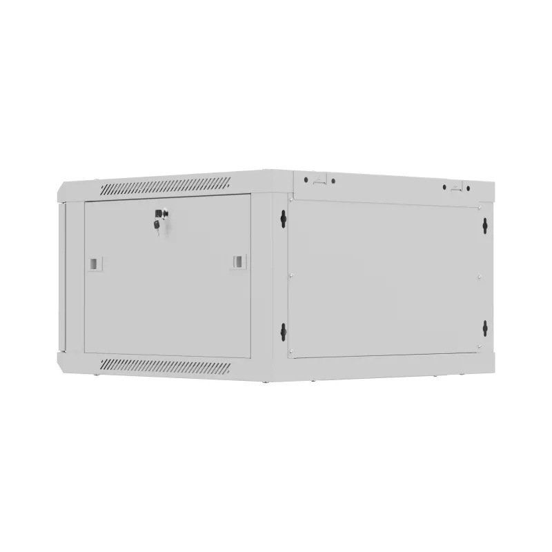 Szafa rack 19 inch 6U 600x600 szara perforowana