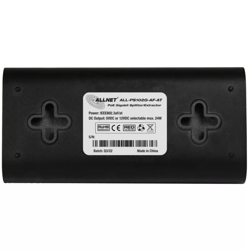 Rozdzielacz PoE ALLNET ALL-PS102G-AF-AT Gigabit 24W