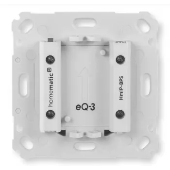Bezprzewodowy przycisk ścienny Homematic IP HmIP-BPS, biały, IP20, 71×71×43 mm