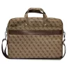 Torba na laptopa GUESS GUCB15P4TW 16 cali brązowa Saffiano z logo trójkąta 4G
