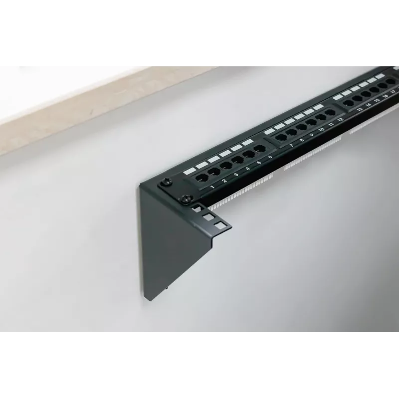 Digitus 19-Inch Equipment Wall Mounting Bracket 2U Czarny