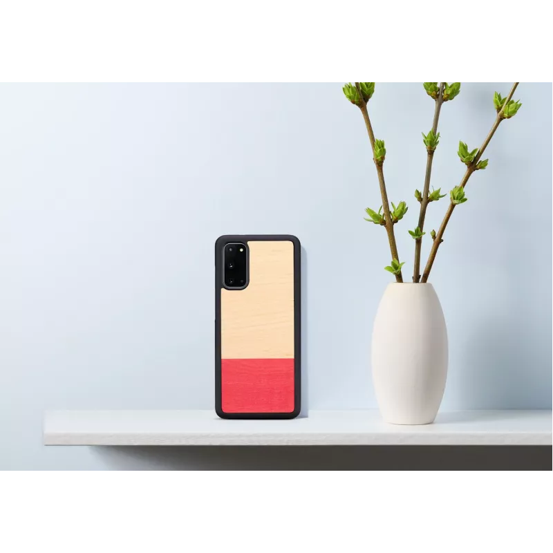 Etui na smartfon mężczyzna i drewno Galaxy S20 Miss Match Czarny — ochronna obudowa tył na Samsung Galaxy S20
