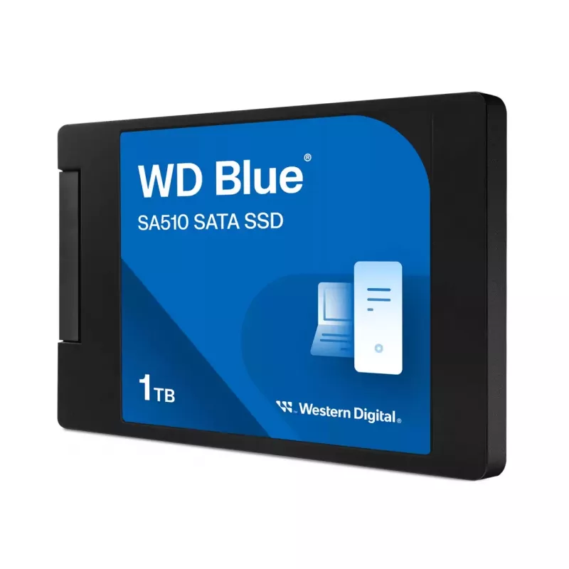 WD Niebieski SA510 - SSD - 1TB - wewnętrzny - 2.5 (6,4 cm) - SATA 6Gb/s (WDBB8H0010BNC-WRSN)