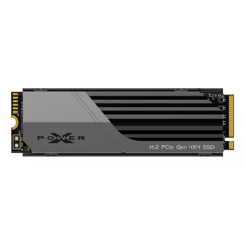 M.2 NVMe SSD Silicon Power 1 TB PCIe 4.0 (2280) — Odczyt 7000 MB/s, Zapis 6000 MB/s, Radiator, 3D NAND, NVMe 2.0