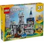 Zabawka konstrukcyjna LEGO Creator 3-w-1 Zamek Średniowiecznego Rycerza zestaw 31168 — 1371 elementów, 6 minifigurek, wiek 9+