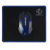 Klawiatura z myszą Rebeltec SHERMAN Gaming USB QZERTY angielska czarna