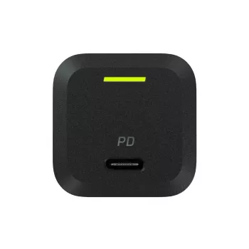 Ładowarka do urządzeń mobilnych zielony Cell CHARGC06, USB-C 33W, Quick Charge 3.0, wejście AC 100–240V, czarna