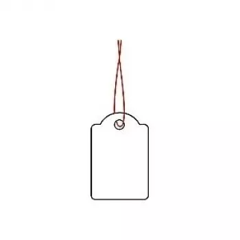 Strung marking tags HERMA 6903 18x28 mm with czerwony string